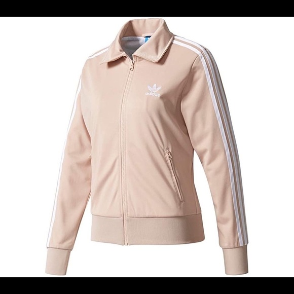 ADIDAS Originals Womens Firebird Info Poster Track Top Retro Small Dusty Rose S - Picture 3 of 14
